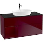 Tvättställsskåp Villeroy & Boch Finion med 3 Lådor Hylla och Bänkskiva för Fristående Tvättställ från Artis & Collaro