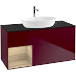 Tvättställsskåp Villeroy & Boch Finion med 3 Lådor Hylla och Bänkskiva för Fristående Tvättställ från Artis & Collaro