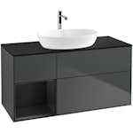 Tvättställsskåp Villeroy & Boch Finion med 3 Lådor Hylla och Bänkskiva för Fristående Tvättställ från Artis & Collaro