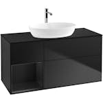 Tvättställsskåp Villeroy & Boch Finion med 3 Lådor Hylla och Bänkskiva för Fristående Tvättställ från Artis & Collaro