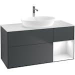 Tvättställsskåp Villeroy & Boch Finion med 3 Lådor Hylla och Bänkskiva för Fristående Tvättställ från Artis & Collaro