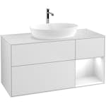 Tvättställsskåp Villeroy & Boch Finion med 3 Lådor Hylla och Bänkskiva för Fristående Tvättställ från Artis & Collaro