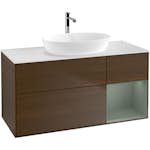 Tvättställsskåp Villeroy & Boch Finion med 3 Lådor Hylla och Bänkskiva för Fristående Tvättställ från Artis & Collaro