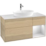 Tvättställsskåp Villeroy & Boch Finion med 3 Lådor Hylla och Bänkskiva för Fristående Tvättställ från Artis & Collaro