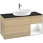 Tvättställsskåp Villeroy & Boch Finion med 3 Lådor Hylla och Bänkskiva för Fristående Tvättställ från Artis & Collaro