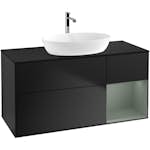 Tvättställsskåp Villeroy & Boch Finion med 3 Lådor Hylla och Bänkskiva för Fristående Tvättställ från Artis & Collaro