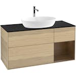 Tvättställsskåp Villeroy & Boch Finion med 3 Lådor Hylla och Bänkskiva för Fristående Tvättställ från Artis & Collaro