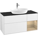 Tvättställsskåp Villeroy & Boch Finion med 3 Lådor Hylla och Bänkskiva för Fristående Tvättställ från Artis & Collaro