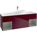 Tvättställsskåp Villeroy & Boch Finion med Två Hyllor och Bänkskiva för Fristående Tvättställ från Artis & Collaro