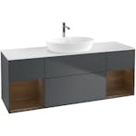 Tvättställsskåp Villeroy & Boch Finion med Två Hyllor och Bänkskiva för Fristående Tvättställ från Artis & Collaro