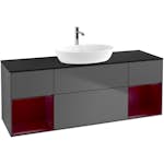 Tvättställsskåp Villeroy & Boch Finion med Två Hyllor och Bänkskiva för Fristående Tvättställ från Artis & Collaro