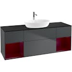 Tvättställsskåp Villeroy & Boch Finion med Två Hyllor och Bänkskiva för Fristående Tvättställ från Artis & Collaro