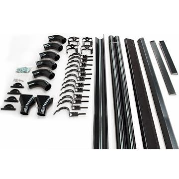 Plåtsats Vibostugan Njuta Svart 29 m2