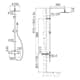Takduschset Scandtap Steel Pleasure 2