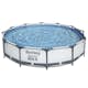 Poolpaket Bestway Steel Pro Max Ø3,66m 76cm Stålramspool Ovanmark med Filterpump