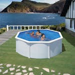 Stålväggspool Planet Pool Classic Ø 350 Pool Ovanmark & Nedgrävd Inkl Sandfilter