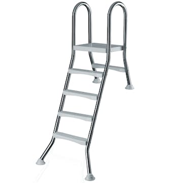 Poolstege Planet Pool för delvis nedgrävd pool