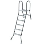 Poolstege Planet Pool för delvis nedgrävd pool