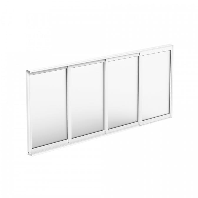 Skjutbart Fönsterparti 4-Delad Halle Primolux