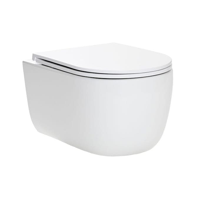 Vägghängd Toalettstol Macro Design Silent Rimless med Tornadospolning