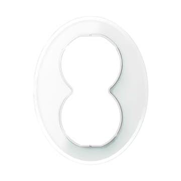 Ram Schneider Electric Renova 2-vägs Vit Glas