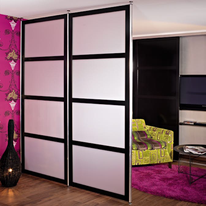 Ramverk Lundbergs Shoji Svart