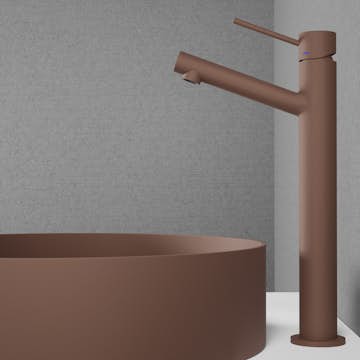 Tvättställsblandare Scandtap Steel Vector High