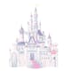 Väggdekor RoomMates Disney Princess Castle