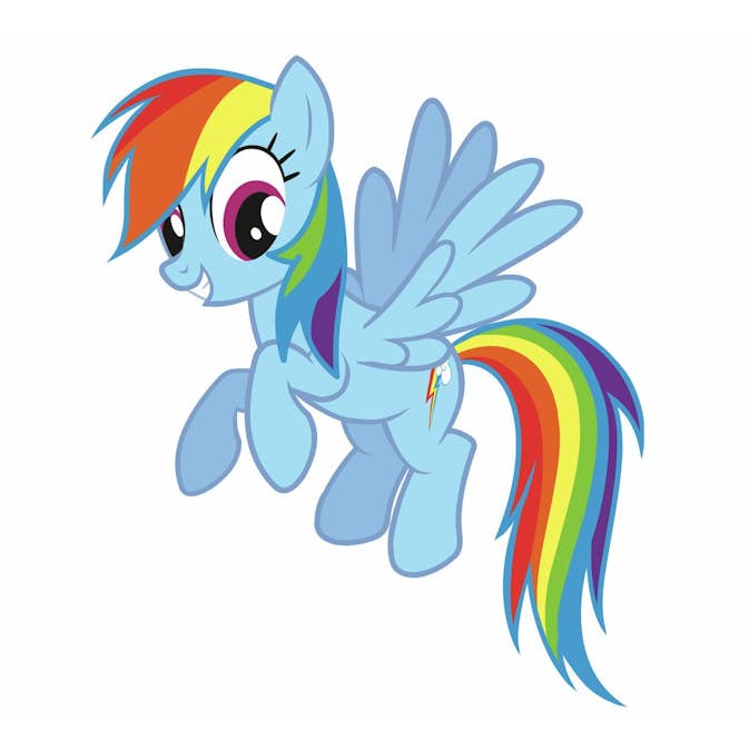 Väggdekor RoomMates Kids My Little Pony Regnbåge