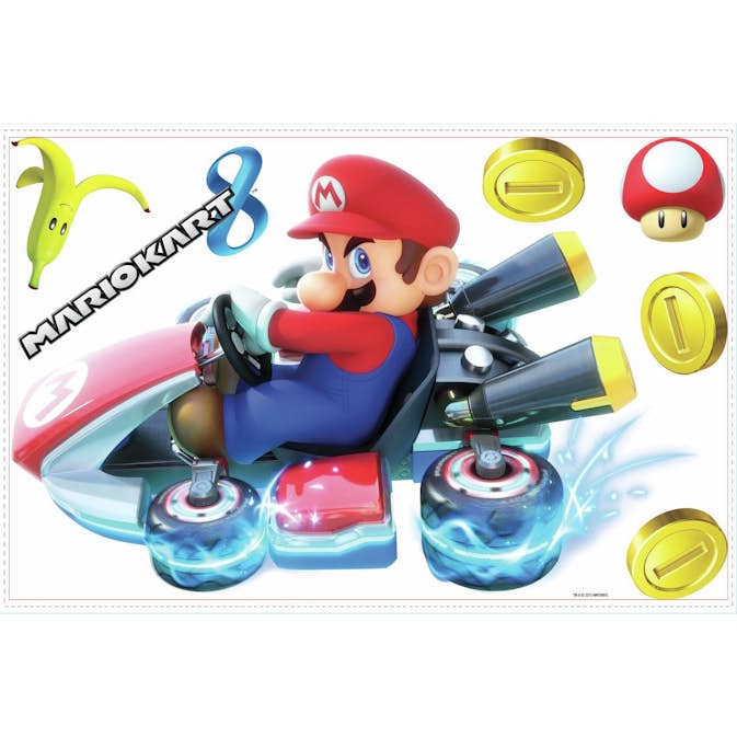Väggdekor RoomMates Kids Mario Kart Stor