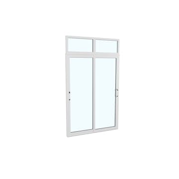 Skjutdörr med Överljus Landskap Robust Året Runt 2-del