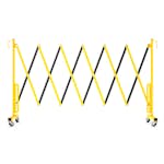 Avgränsare R&R Solutions Expanderbar Mobil Gul/Svart