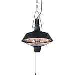 Hängande Terrassvärmare SunRed Indus RSH16, Infravärmare för Balkong & Terrass, Svart 3000W
