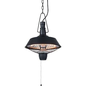 Hängande Terrassvärmare SunRed Indus RSH16, Infravärmare för Balkong & Terrass, Svart 3000W