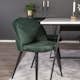 Matgrupp Venture Home Estelle 140 med 4 Valentina Stolar Sammet