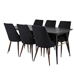 Matgrupp Venture Home Gold med 6 Leone Stolar