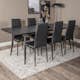 Matgrupp Venture Home Gold med 6 Slim Stolar
