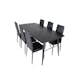 Matgrupp Venture Home Gold med 6 Slim Stolar