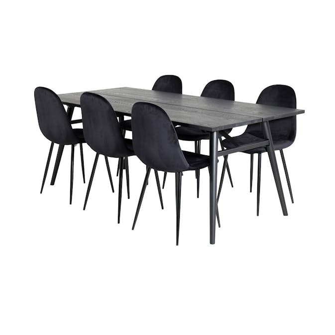 Matgrupp Venture Home Salt med 6 Pobbie Stolar