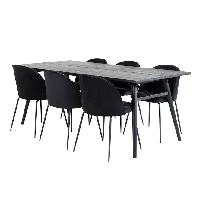 Matgrupp Venture Home Salt med 6 Wrigley Stolar