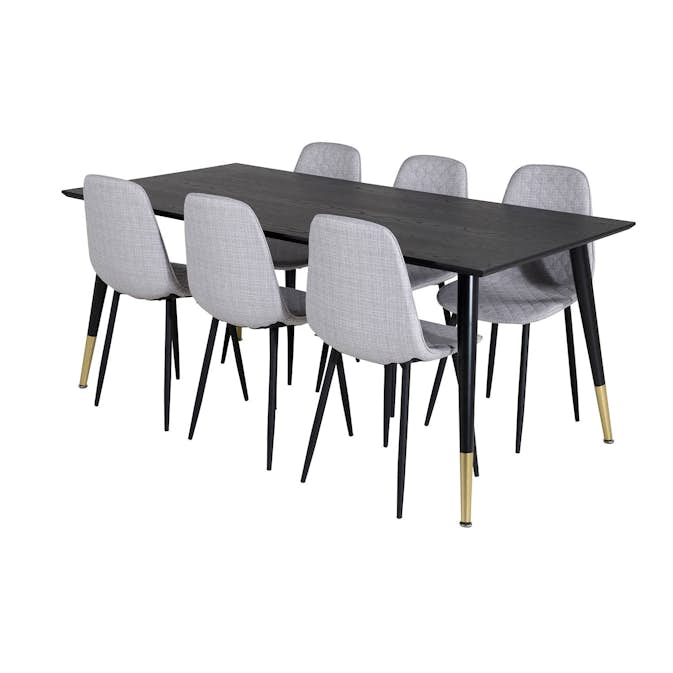 Matgrupp Venture Home Dipp med 6 Polar Stitches Stolar