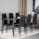 Matgrupp Venture Home Dipp med 6 Slim Stolar