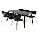 Matgrupp Venture Home Dipp med 6 Arrow Stolar