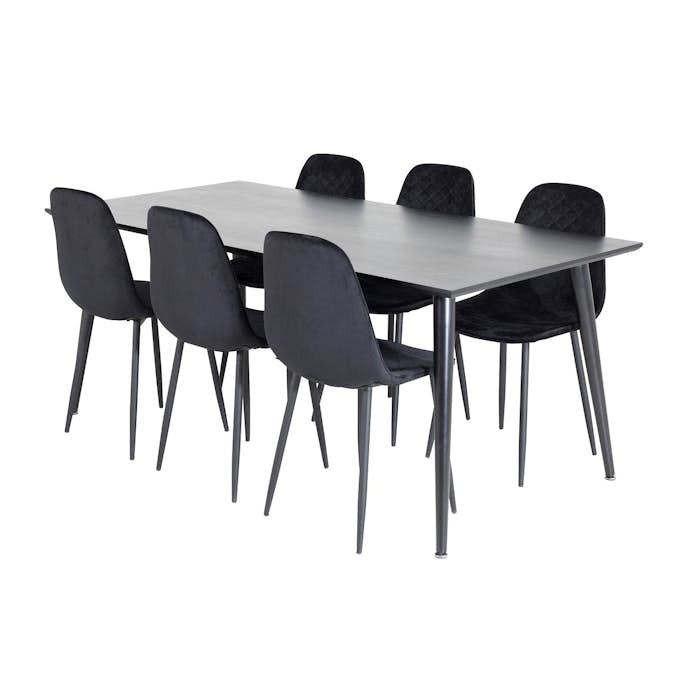 Matgrupp Venture Home Dipp med 6 Polar Stitches Stolar