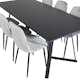 Matgrupp Venture Home Madde med 6 Phoi Stolar Sammet