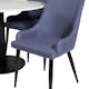 Matgrupp Venture Home Roxanna med 4 Plake Stolar Runt