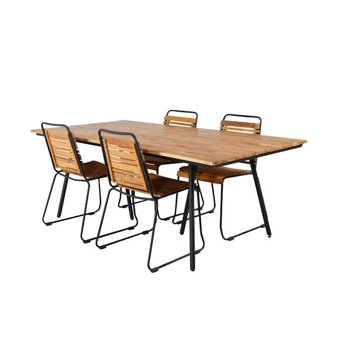 Matgrupp Venture Home Chane med 4 Billy Matstolar