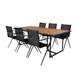 Matgrupp Venture Home King med 6 Anve Matstolar