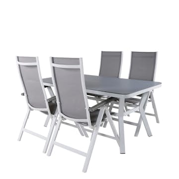 Matgrupp Venture Home Vyn med 4 Arz Matstolar