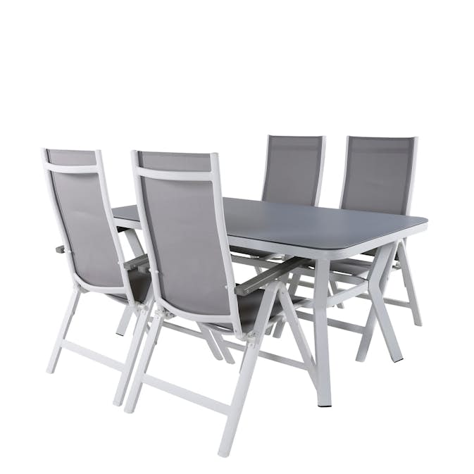 Matgrupp Venture Home Vyn med 4 Arz Matstolar